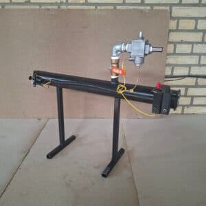 مشعل گاز فن‌دار مدل B مجهز به شمعک، جرقه‌زن و شیر گاز